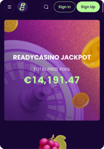 Ready casino mobile screen jackpot