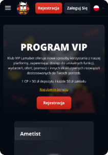 Lamabet casino mobile screen vip