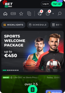 Betonred casino mobile screen sports